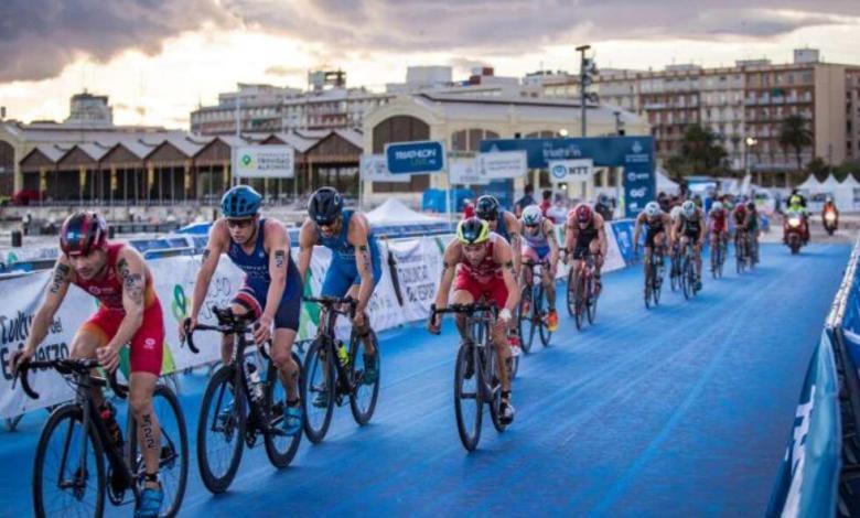 Segmento ciclistico della Coppa del mondo di Valencia