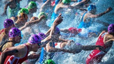 Salida de natación de la Copa del Mundo de Arzachena