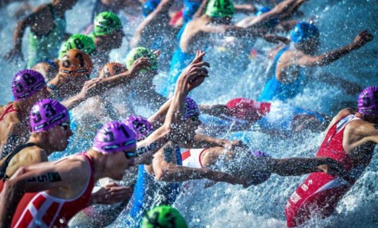 Arzachena World Cup swimming start