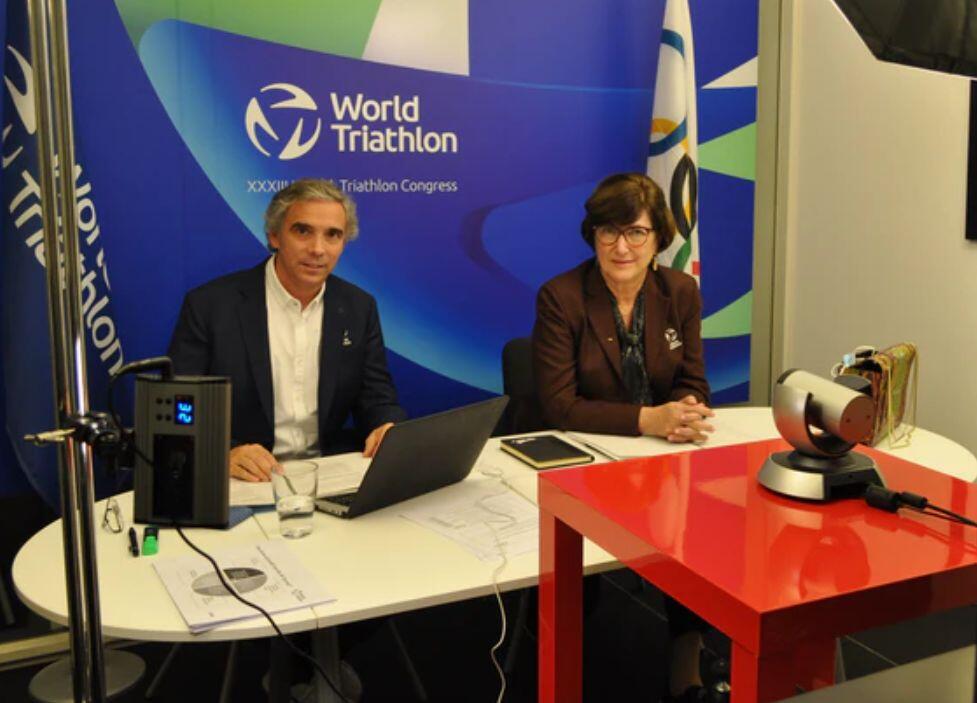 Marisol Casado reelegida presidemta en el congreso del World Triathlon 2020