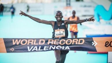 Kibiwott Kandie bricht den Weltrekord im Halbmarathon in Valencia