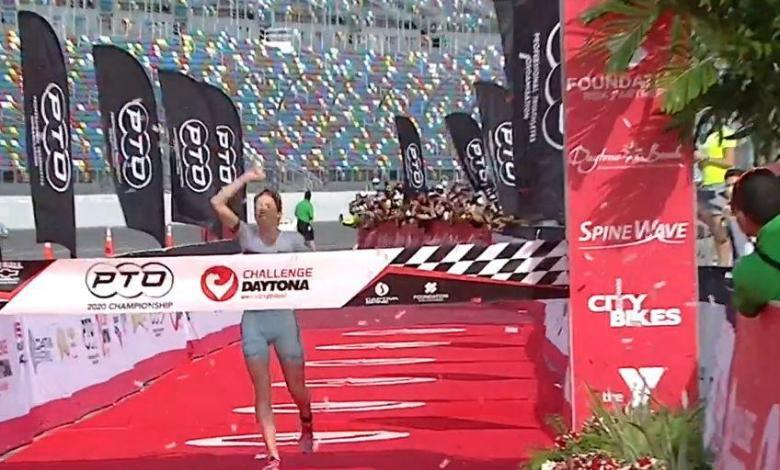 Paula Findlay winning Challenge Daytona