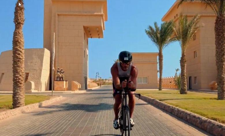 Segmento ciclista del IRONMAN 70.3 Egipto