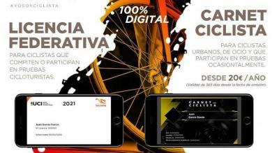 Imagen del carnet ciclista virtual