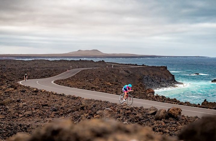 Cycling segment of the IRONMAN Lanzarote