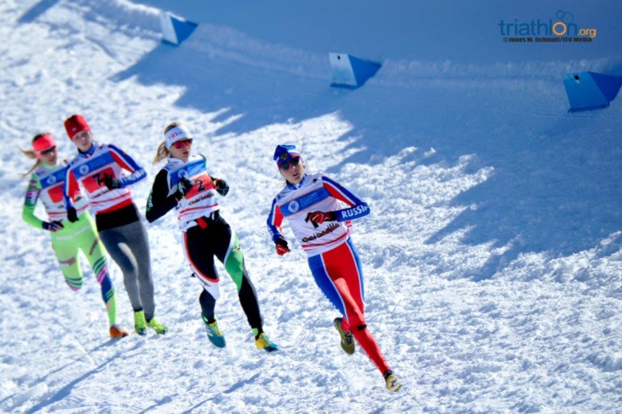 Segmento de carrera del Triatlón de Invierno de Cheile Gradistei