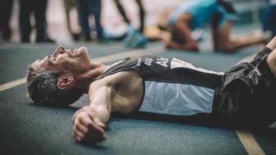 Martín Fiz Spanish record of 3.000 m on M55 indoor track