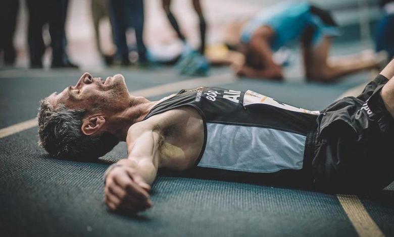 Martín Fiz Spanischer Rekord von 3.000 m auf der Indoor-Strecke M55