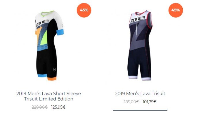Ofertas monos Triatlon Zone3