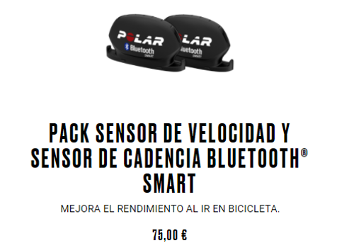 Sensor de cadencia o velocidad Polar