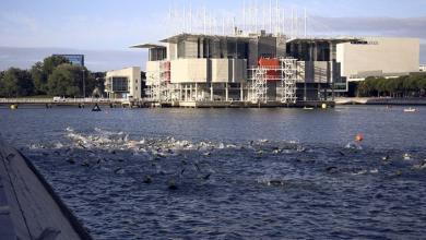 Segmento de natación del Challenge Lisboa