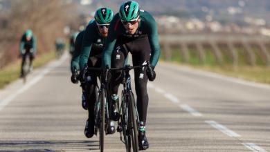 The Bora-hansgrohe team training