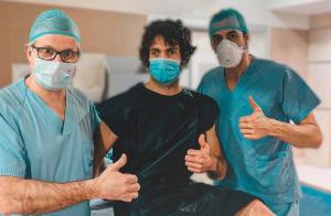 Pello Osoro in the operating room