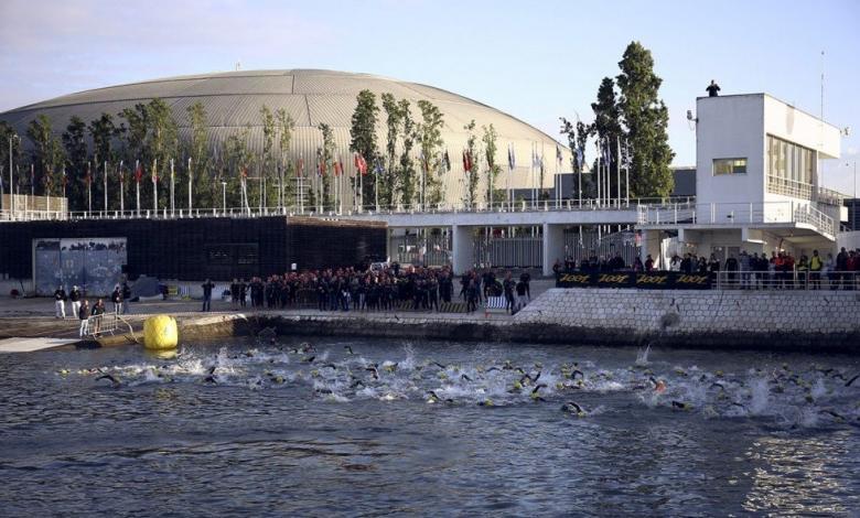 Schwimmstart der Challenge Lisboa