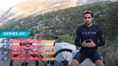 Alberto Contador speaking about the preparation of an athlete