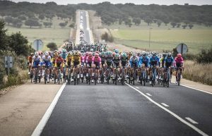 A stage of the Vuelta España 2020