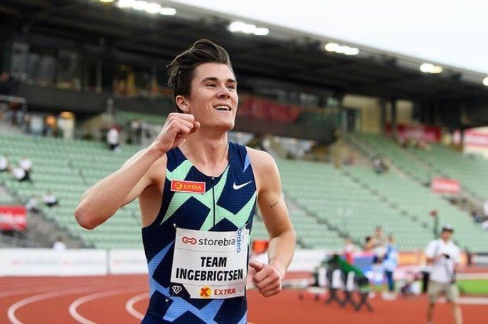 Jakob Ingebrigtsen, recorde europeu em 1.500 indoor