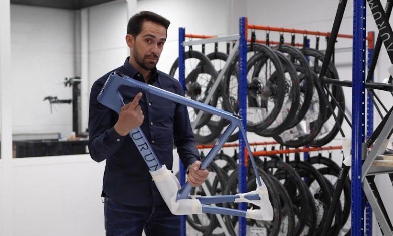 Alberto Contador at the AURUM headquarters