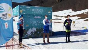 Podium masculin Championnat d'hiver de triathlon d'Espagne 2021
