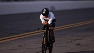 Sfida Miami/ Ciclista sul circuito