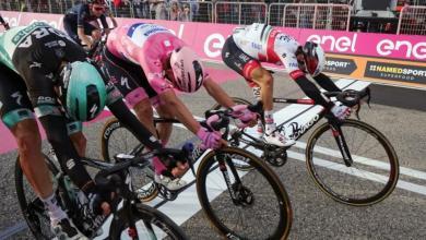 Arrival to the Sprint at the Giro d'Italia