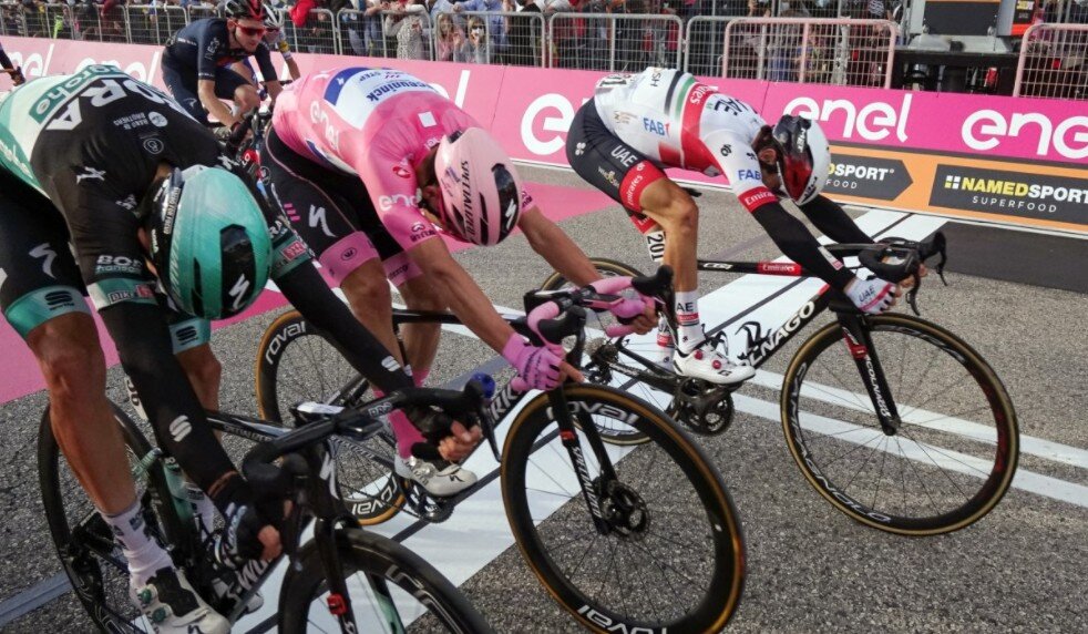 Ankunft im Sprint am Giro d'Italia