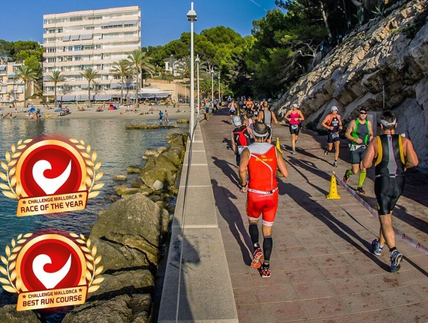 Segmento de carrera a pie del Challenge Mallorca