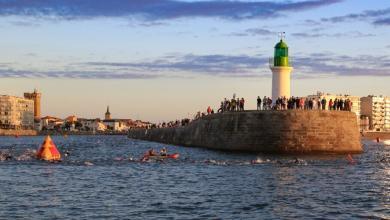 Natación en el IRONMAN Niza