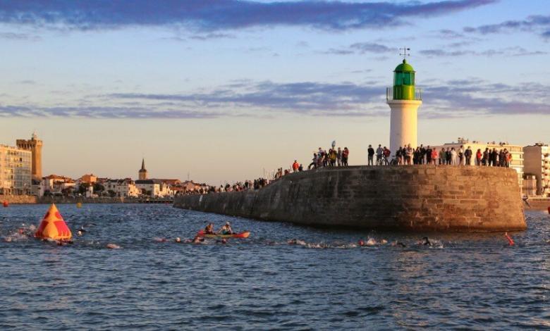 Swimming at the IRONMAN Nice