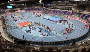 track of the European Athletics Championships in Torun
