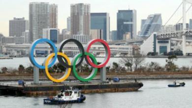 Anelli olimpici a Tokyo