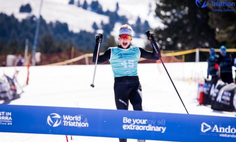 Hans Christian Tungesvik campione del mondo di triathlon invernale ad Andorra