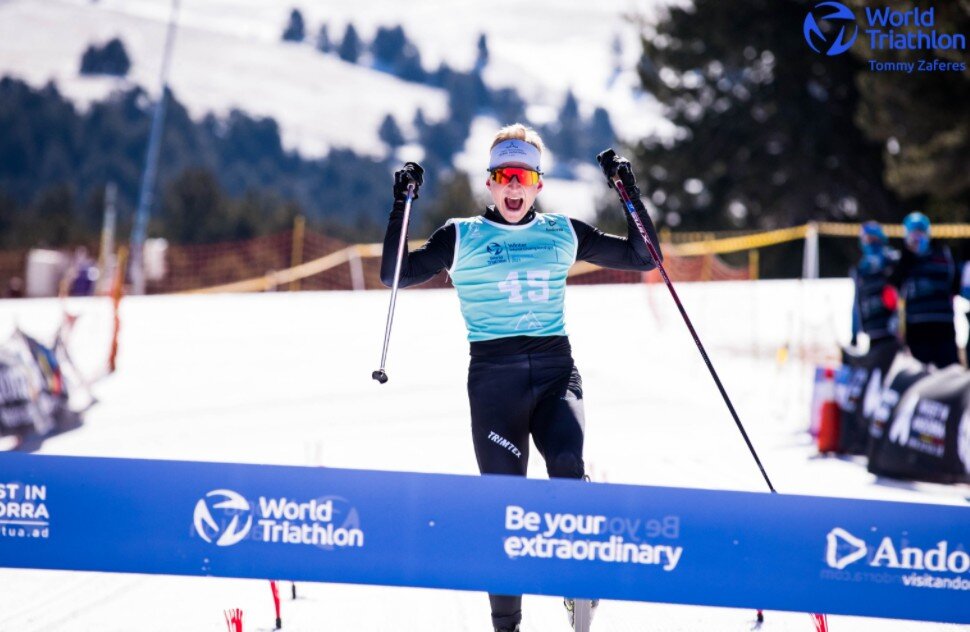 Hans Christian Tungesvik campeón del mundo de triatlón de invierno andorra