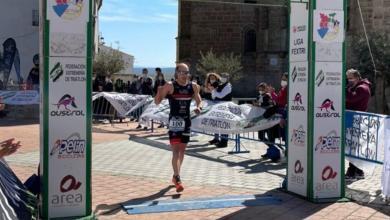 Fernando Alarza remportant le duathlon Diego Paredes