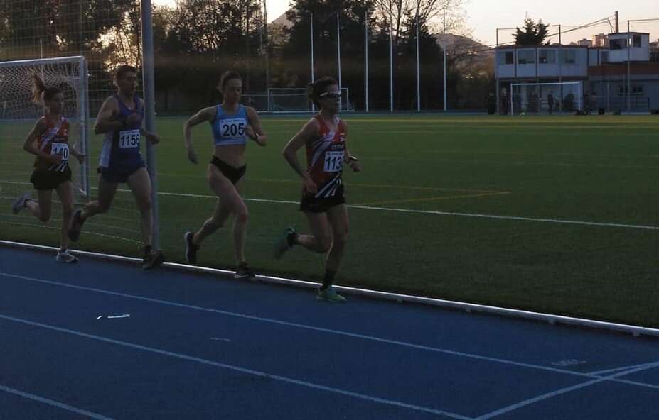 Gurutze Frades compitiendo en el Campeonato de Euskadi y Bizkaia 2021