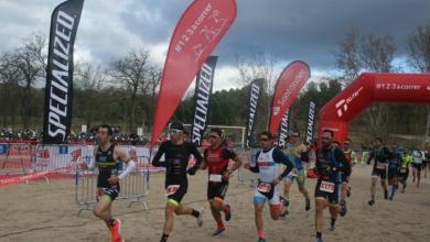 Départ du duathlon de la Villa de Madrid