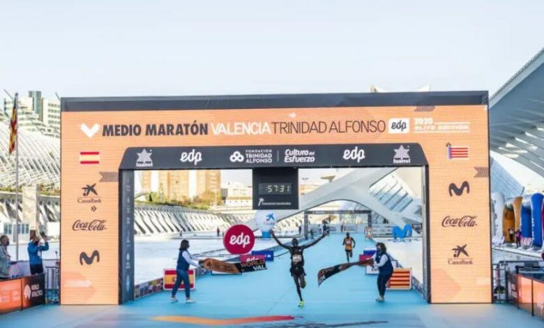 Kandie's world record (57:32) for the Valencia Half Marathon ratified