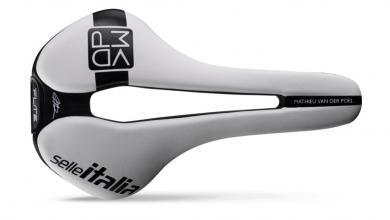 Sellle's new saddle, the FLITE BOOST KIT CARBONIO SUPEFLOW “MVDP EDITION