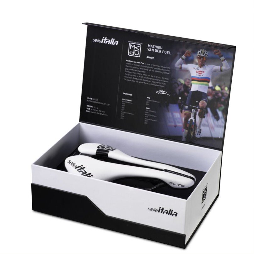 embalaje del FLITE BOOST KIT CARBONIO SUPEFLOW “MVDP EDITION