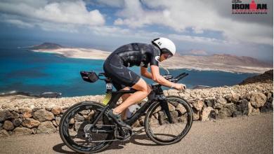 Segment cyclisme de l'IRONMAN Lanzarote