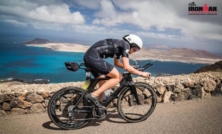 Radsportsegment des IRONMAN Lanzarote