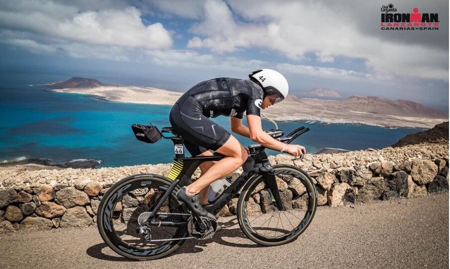 Segmento ciclista del IRONMAN Lanzarote