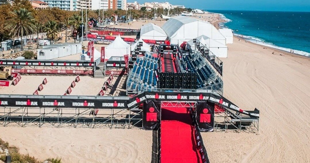Boxes del IRONMAN Barcelona en Calella