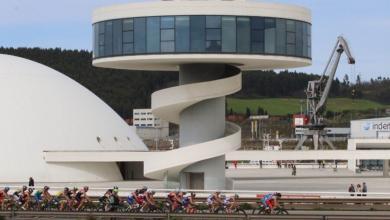 Segment cycliste à Avilés