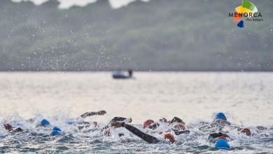 Swimming at the ARTIEM HALF MENORCA