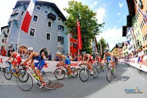 Segmento ciclista en Kitzbühel