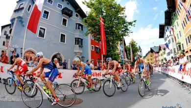 Segmento ciclista en Kitzbühel