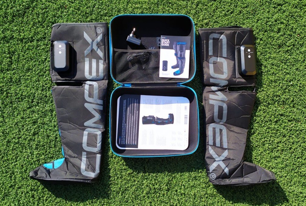 Test Botas de compresión COMPEX AYRE - Artículos Material deportivo Compex Review Equipo completo de las Botas de compresión COMPEX Ayre