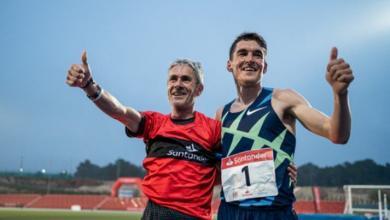 Dani Mateo et Martín Fiz battent le record de l'heure sur la piste