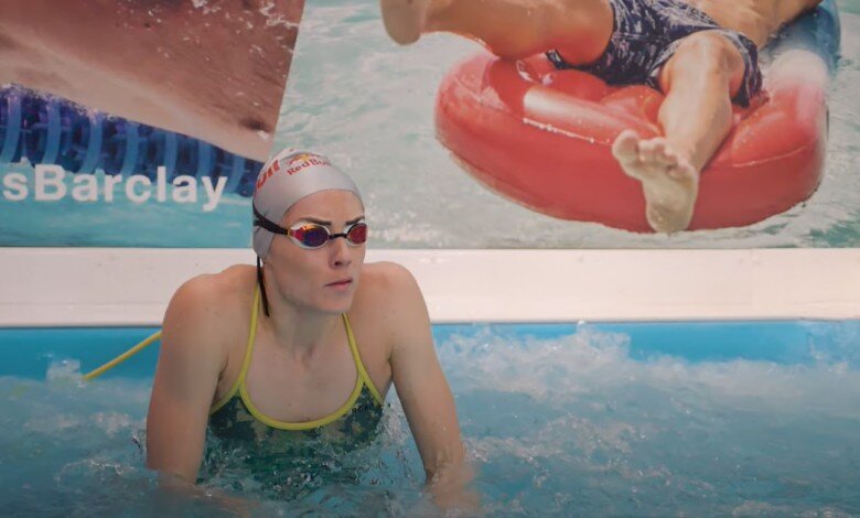 How did Lucy Charles prepare for the Olympic Swimming Trials?